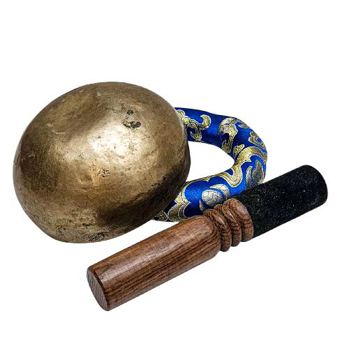 [rare Find], [kopre], Buddhist Hand Beaten Singing Bowl, Antique Finishing, [select Accessories]