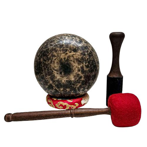 [rare Find], [kopre], Buddhist Hand Beaten Singing Bowl, Antique Finishing, [select Accessories]