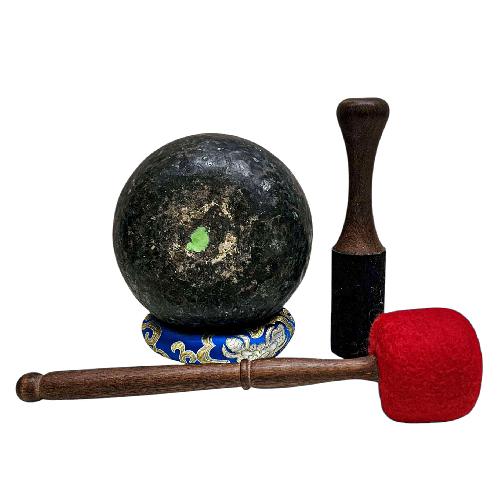 [rare Find], [kopre], Buddhist Hand Beaten Singing Bowl, Antique Finishing, [select Accessories]