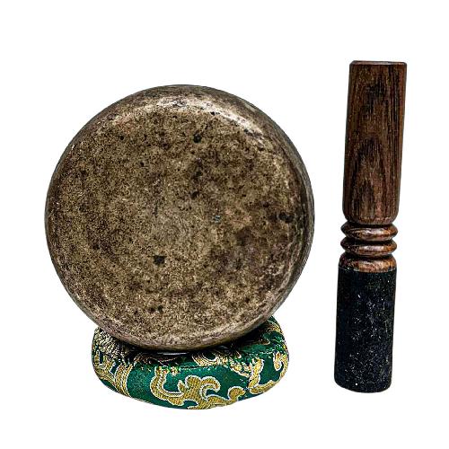 [rare Find], [thadobati], Buddhist Hand Beaten Singing Bowl, Antique Finishing, [select Accessories]