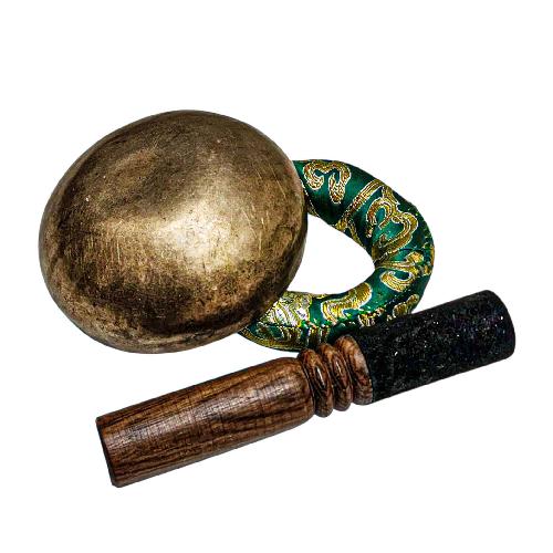 [rare Find], [kopre], Buddhist Hand Beaten Singing Bowl, Antique Finishing, [select Accessories]