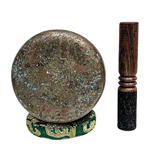 [rare Find], [thadobati], Buddhist Hand Beaten Singing Bowl, Antique Finishing, [select Accessories]