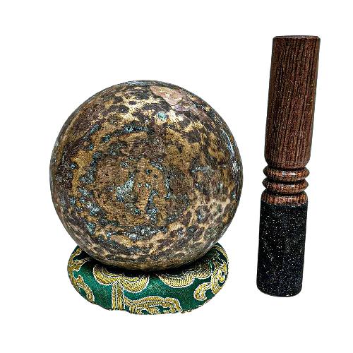 [rare Find], [kopre], Buddhist Hand Beaten Singing Bowl, Antique Finishing, [select Accessories]