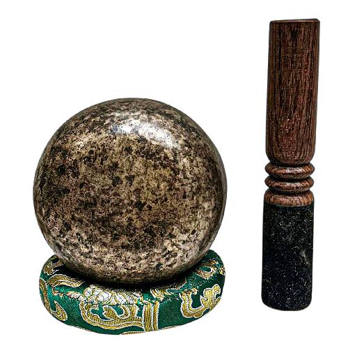 [rare Find], [kopre], Buddhist Hand Beaten Singing Bowl, Antique Finishing, [select Accessories]