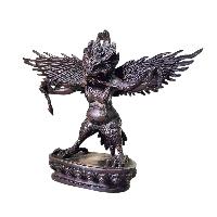 [garuda], Buddhist Miniature Statue, [chocolate Oxidized]