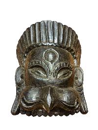 Handmade Wooden Mask Of [garuda], Wall Hanging, [painted], Poplar Wood