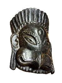 Handmade Wooden Mask Of [garuda], Wall Hanging, [painted], Poplar Wood