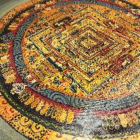 [kalachakra Mandala], Buddhist Traditional Painting, [hand Painted]