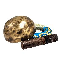 Jambati Singing Bowl, [tiger Antique], Buddhist Hand Beaten, Antique Finishing, [select Accessories], [select Accessories]