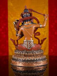 [manjushree] Or [manjushri], Buddhist Handmade Statue, [thangka Color Finishing], [face Painted]