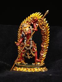[vajrayogini], Buddhist Miniature Statue, [thangka Color Finishing], [face Painted]