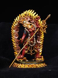 [vajrayogini], Buddhist Miniature Statue, [thangka Color Finishing], [face Painted]