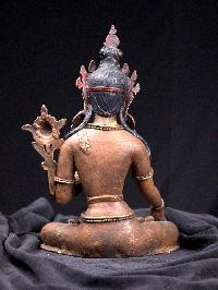 [white Tara], Buddhist Handmade Statue, [thangka Color Finishing], [antique]