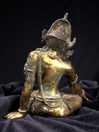 [indra], Buddhist Handmade Statue, [full Gold Plated], [antique]