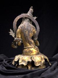[bodhisattva], Buddhist Handmade Statue, [full Gold Plated], [antique]