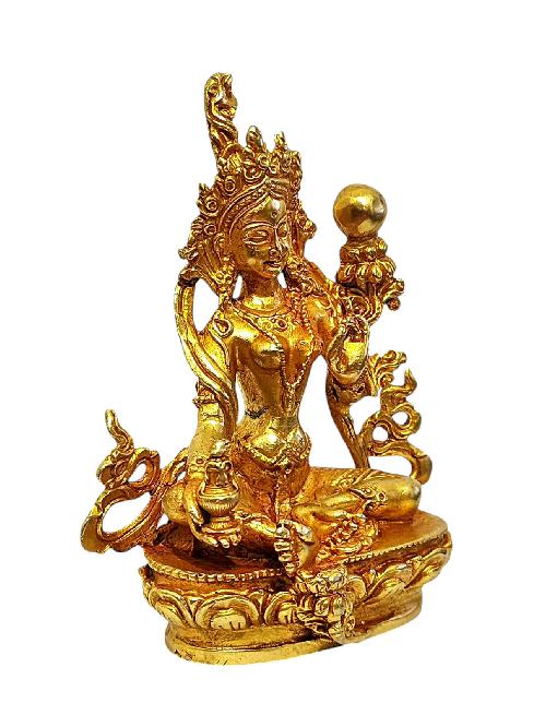 Buddhist Miniature Statue Of [21 Tara], [full Gold Plated]