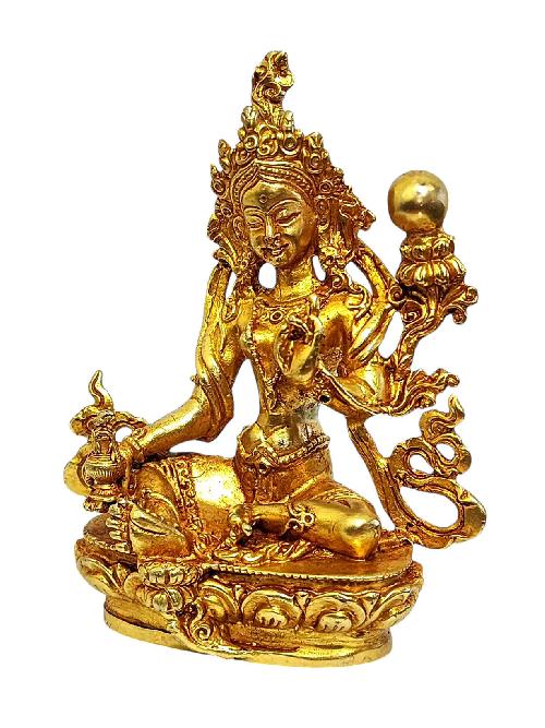 Buddhist Miniature Statue Of [21 Tara], [full Gold Plated]