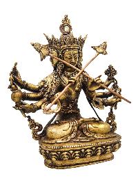 Buddhist Statue Of [sitatapatra] - Umbrella Goddess - Dugar, -white Umbrella Goddess Bronze Finishing