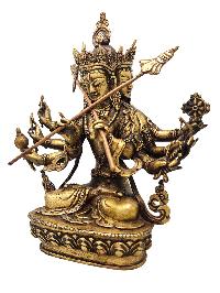 Buddhist Statue Of [sitatapatra] - Umbrella Goddess - Dugar, -white Umbrella Goddess Bronze Finishing