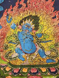 [vajrapani] Thangka, Buddhist Traditional Painting, Hand Painted