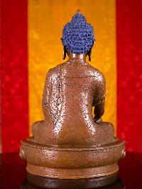 [shakyamuni Buddha], Buddhist Handmade Statue, [chocolate Oxidized]