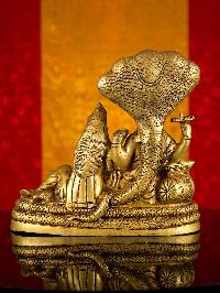 [bishnu And Laxmi], Handmade Statue, [brass Finishing]