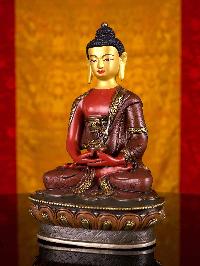 [amitabha Buddha], Buddhist Handmade Statue, [thangka Color Finishing], [face Painted]