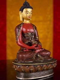 [amitabha Buddha], Buddhist Handmade Statue, [thangka Color Finishing], [face Painted]