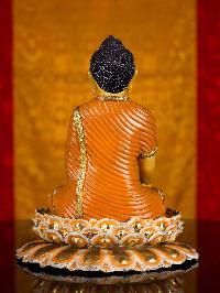 [shakyamuni Buddha], Buddhist Handmade Statue, [thangka Color Finishing], [face Painted]