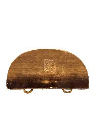 [vajrapani], Buddhist Miniature Statue, [lapis], [full Gold Plated], [stone Setting]