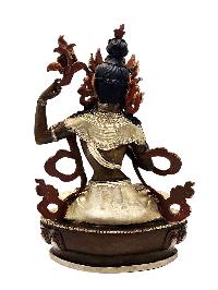 [jhyama], Buddhist Miniature Statue, [silver And Chocolate Oxidized]
