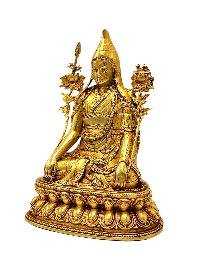[longchenpa], Buddhist Miniature Statue, [full Gold Plated]