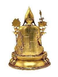 [longchenpa], Buddhist Miniature Statue, [full Gold Plated]