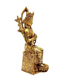 [maitreya Buddha], Buddhist Miniature Statue, [full Gold Plated]