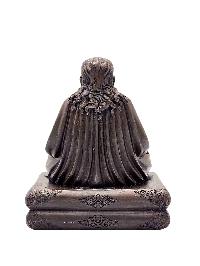 [marpa Lotsawa], Buddhist Miniature Statue, [chocolate Oxidized]