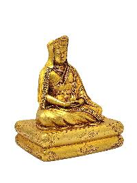 [gampopa], Buddhist Miniature Statue, [full Gold Plated]