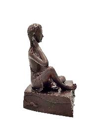 [milarepa], Buddhist Miniature Statue, [chocolate Oxidized]