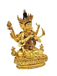 [namgyalma], Buddhist Miniature Statue, [full Gold Plated], [face Painted]
