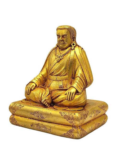 [marpa Lotsawa], Buddhist Miniature Statue, [full Gold Plated]