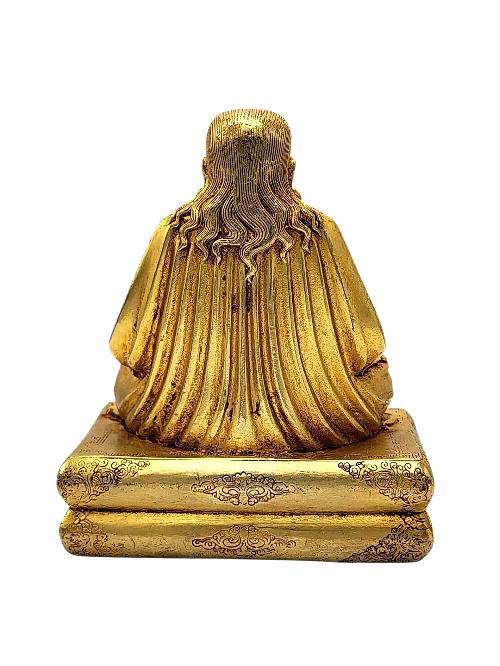[marpa Lotsawa], Buddhist Miniature Statue, [full Gold Plated]