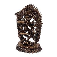 [kurukulla], Buddhist Miniature Statue, [chocolate Oxidized]