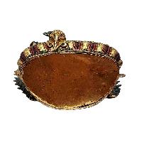 [green Tara], Buddhist Miniature Statue, [thangka Color Finishing], [face Painted]