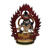 [vajrasattva], Buddhist Miniature Statue, [thangka Color Finishing], [face Painted]
