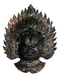 [bhairav], Buddhist Handmade Ritual Metal Mask, [antique Finishing]