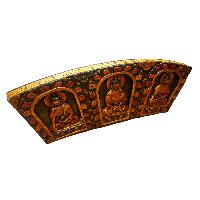 [shakyamuni Buddha, Amitabha Buddha, Medicine Buddha] Design For Decorative Wall Hangings, [painted], Poplar Wood