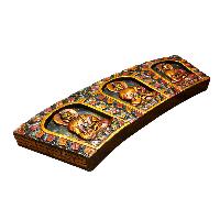 [shakyamuni Buddha, Amitabha Buddha, Medicine Buddha] Design For Decorative Wall Hangings, [painted], Poplar Wood