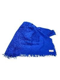 Authentic Lab-tested Pashmina Shawl In Two-ply Wool – Elegant Color [blue]