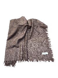 Authentic Lab-tested Pashmina Shawl In Two-ply Wool – Elegant Color [brown]