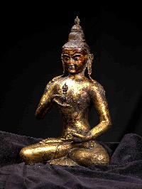 [vajrasattva], Buddhist Handmade Statue, [bronze Finishing], [antique Finishing]
