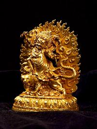 [dorje Drolo], Buddhist Miniature Statue, [full Gold Plated]